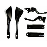 Kit Retrovisor Tomok Manete Manopla Esportiva Cb 300r