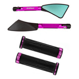 Kit Retrovisor Tomok Manopla Xl Rosa Cb600f Hornet Cb1000r