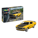 Kit Revell Ford Mustang Boss 302 1969 1 25 109 Peças 07025