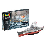 Kit Revell Navio Guerra Bismarck 1 350 659 Pçs 71 8cm 05040