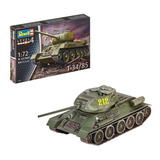 Kit Revell Tanque Soviético T 34 85 Seg Guerra 1 72 03302