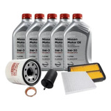 Kit Revisão Completa 5w30 Novo Nissan Versa 2019 A 2024