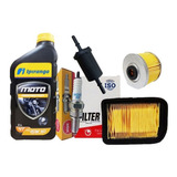 Kit Revisao Completo Factor 150 125 Troca Oleo Filtros Vela