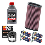 Kit Revisão K n Honda Hornet 600 08 14 Filtros velas ar