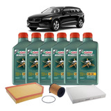 Kit Revisão Troca De Óleo 5w30 Volvo V60 2013 Em Diante
