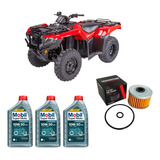 Kit Revisão Troca Óleo Quadriciclo Honda Fourtrax 420 Ate 23