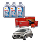 Kit Revisão Troca Óleo Shell Filtros Hb20 1 0 2016 2017