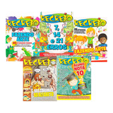 Kit Revista Infantil Educação Passatempos Recreio 5 Volumes