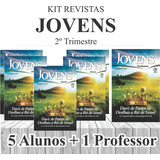 Kit Revistas Lições Bíblicas Jovens 5 Alunos 1 Professor