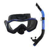 Kit Rio Fun Dive Mascara E Snorkel Mergulho E Pesca Sub