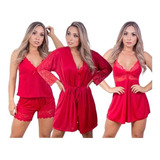 Kit Robe Roupao Feminino