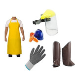 Kit Roçador Operador De Roçadeira Proteção Epi Óculos Brinde