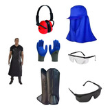 Kit Roçador Operador Roçadeira C 6 Itens óculos Sol Brinde
