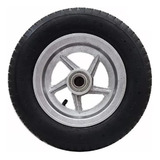 Kit Roda De Carrinho 8 Rolamento Duplo 200kg Pneu Camera