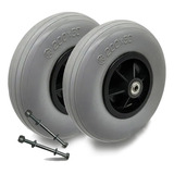 Kit Roda Dianteira 200x50 Maciças Cadeira Rodas Freedom