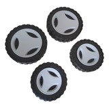 Kit Roda Dianteira Traseira Cortador Grama Tramontina Ce35p
