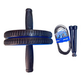 Kit Roda Para Abdominal E Corda De Pular Para Crossfit