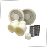Kit Rodas De Carga Direcional Paleteira Paletrans Tm2220