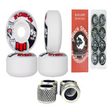 Kit Rodinhas Skate Moska 53 Mm Abec 15 Espaçadores