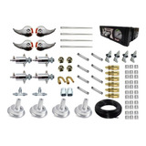 Kit Rodoar Completo 2x2 Toco Caminhão Universal Slim Top Ar
