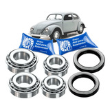 Kit Rolamento 2 Roda Dianteira 5 Furos Fusca 1200 50 Até 74