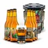 Kit  Roleta Russa 6 Cervejas Ln + Copo C/ Pulseira Preta