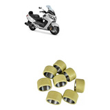 Kit Roletes Contra Peso Embreagem Cvt Dafra Maxsym 400i 15g