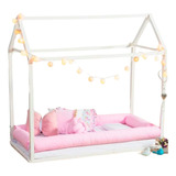 Kit Rolo Cama Montessoriano Solteiro 4 Peças 100 Algodão