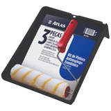 Kit Rolo Para Pintura Antirespingo Com Garfo E Bandeja Atlas