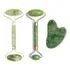 Kit Rolos Massageadores Faciais   Pedra De Jade Para Lifting