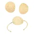 Kit Rommanel Conjunto Brinco Bracelete Relevo E Textura