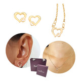 Kit Rommanel Coracao Colar