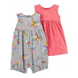 Kit Romper Vestido Com