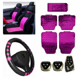 Kit Rosa Capa Banco Carro tapete volante Palio 2000 2001