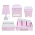 Kit Rosa De Mdf Decorado E Personalizado 8 Peças Nome Brinde