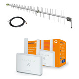Kit Roteador 3g 4g Wifi Antena Externa Todas Operadoras
