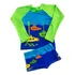 Kit Roupa Banho Infantil Sunga + Blusa Proteção Solar Uv50 +