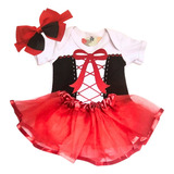 Kit Roupa Bebê Mesversário Body saia Tule laço Personagens