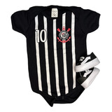 Kit Roupa Body Bebê Torcedor Corinthians São Paulo Palmeiras