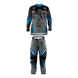 Kit Roupa Calça Camisa Infantil Motocross Trilha Insane X 2