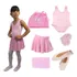 Kit Roupa De Balé Completa  Figurino Ballet Regata Lindo