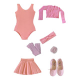 Kit Roupa De Ballet Infantil 7 Itens C Casaquinho Balé