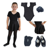 Kit Roupa De Ballet Infantil Conjunto