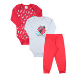 Kit Roupa De Bebe 3 Peças