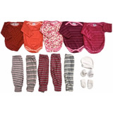 Kit Roupa De Bebê Body Mijão Plush 13 Pças Menino menina