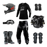 Kit Roupa Equipamento Para Piloto Motocross