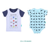 Kit Roupa Infantil 6 Peças Bebê Menino Atacado
