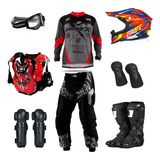 Kit Roupa Motocross Conjunto