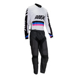 Kit Roupa Trilha Amx Cross One Branco Motocross Nova Coleção