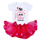 Kit Roupa Tutu Bebê Dia Das